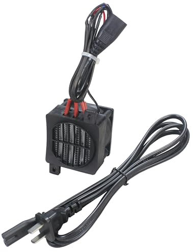 PTC Luftheizung 220V 100W PTC Heizung mit Netzkabel Konstante Temperatur Elektrische Keramikheizung mit Lüfter für Luftbefeuchter 3D Drucker, PTCYIDU