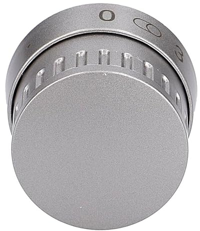 LUTH Premium Profi Parts Knebel kompatibel mit Amica 9070241 für Herd - 2-kreisig, Silber, Kochplatten-Knebel