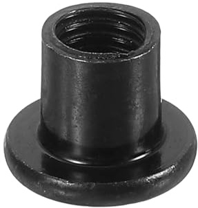 sourcing map M8 T-Muttern, 20 Stück, Karbonstahl, Innensechskantschraube, Nutensteine Pfostenhülsenmutter für Möbel, 10 mm Höhe, Schwarz
