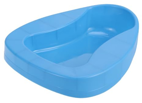 minkissy Padella Per Wc Confezione Da 2 in Plastica Robusta Per L'assistenza Domiciliare Agli Anziani