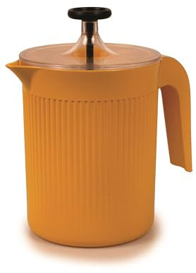 Snips - Montalatte Manuale Cremix 500ml, Cappuccinatore Monta Latte Cappuccino e Caffè, Schiuma Latte anche 100% Vegetale, Frullino Montalatte a Mano Facile e Veloce, 10x14,5x15,3 Made in Italy, Crema