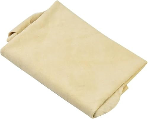 Piel de gamuza absorbente para coches, paño de limpieza de gamuza de 70 x 40 cm, paño de cuero natural de gamuza de secado rápido, paño de limpieza suave para coche, paño de gamuza de cuero, grande