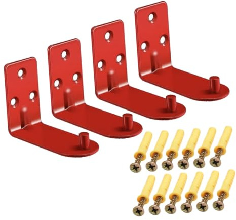 Operitacx Fire Extinguisher Wall Bracket Heavy Duty Metal Hook Mount for 20 Lb Fire Extinguisher Space Saving Holder for Home and Office Safety