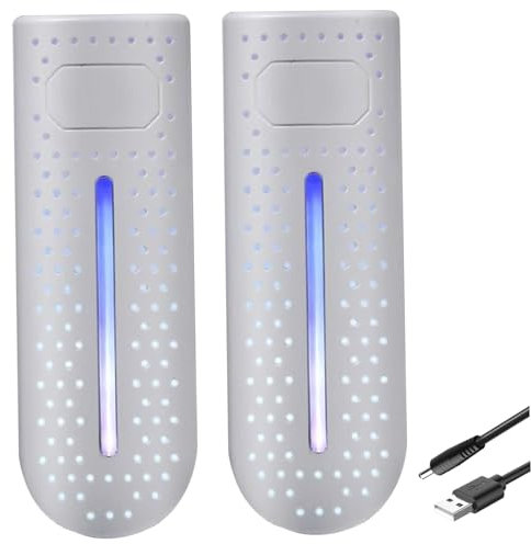 Secador de zapatos 360° USB Luz UV Desodorizante Calefacción PTC Secador de botas antillama 65 ℃ Temperatura constante Calcetines universales Calentador de botas