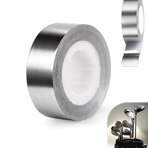 Bleiband 1,2cm x 107cm, Selbstklebendes Lead Tape, Wasserfest & Schneidbar | Bleibänder Kann Frei Geschnitten Werden, Hochflexibles Gewichtsband, für Golfschläger, Angelruten, Tennisschläger
