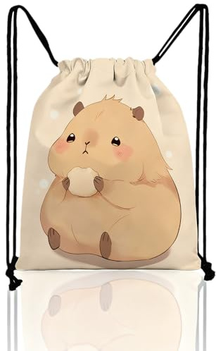 Zuzer Mochila de Cuerdas 40x43 cm, Bolsa Grande Impermeable con Divertidos Animales, Mochila Infantil para Deporte, Colegio, Piscina, Esquinas Reforzadas para Niños, Niñas y Adultos