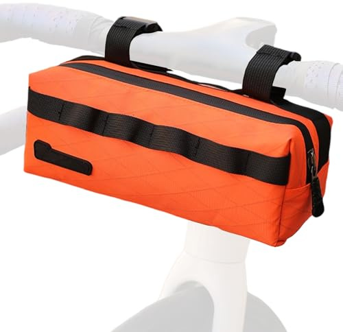Chenxi Studio Organisateurs de cadre de vélo étanches pour potence de vélo - Sacs de tube avant de vélo - Pochettes de cadre avant de vélo