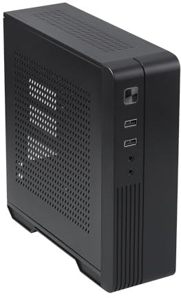 YINGhhh Innovative MX02 - Caja pequeña para PC, chasis ITX, HTPC, para aplicaciones de escritorio intensivas, 17 x 17, 17 x 19 cm, fácil de operar