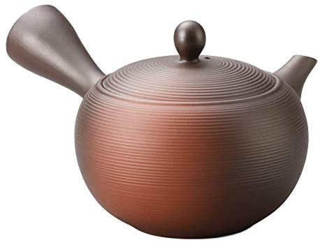 Japanische Teekanne Kyusu Tokoname Youhen Clay Teekanne 300 ml Fusen L161 (1)