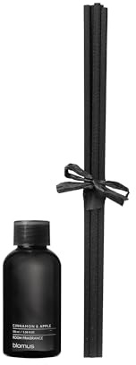 blomus Raumduft Nachfüllset -FRAGA- | Diffuser Refill 100 ml + 5 Sticks | Duft Cinnamon & Apple | Raumduft Set, Duftstäbchen, Aromadiffuser Öl