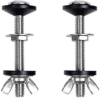 Hsthe Sea 2 pcs Toilet split water tank fixing screw accessories seated water tank fixing connection screw toilet water tank installation accessories
