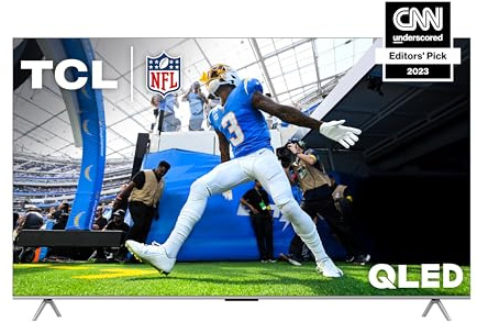 TCL 75-Inch Q6 QLED 4K Smart TV with Google (75Q650G, 2023-Model) Dolby Vision, Atmos, HDR Pro+, Game Accelerator Enhanced Gaming, Voice Remote, Works Alexa, Streaming UHD Television