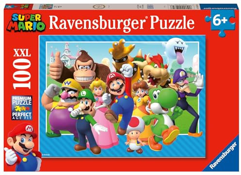 Ravensburger Super Mario Brothers Jigsaw Puzzle for Kids Age 6 Years Up - 100 Pieces XXL