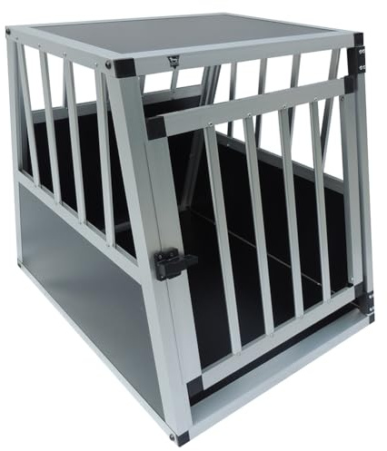 SPOCADO Villa Hunde Transportbox - Sicherer, bequemer Transport für deinen Hund - Stabile Konstruktion, in versch. Größen erhältlich - Leicht, langlebig und einfach zu reinigen (69 x 60 x 54 cm)