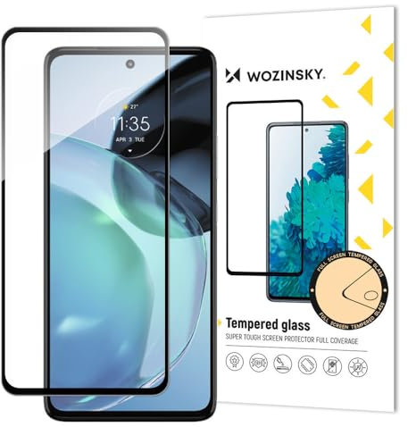 5D Schutzglas kompatibel mit Motorola Moto G73 gebogen gehärtetem Glas Film voll Klebstoff und Abdeckung