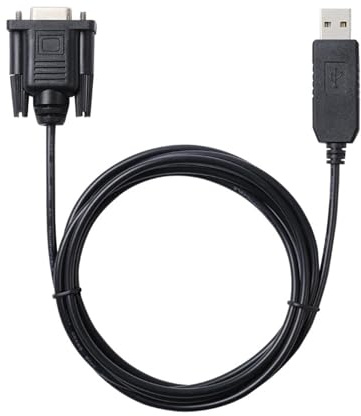 Hwmsza PL2303GT USB RS232 Serial to DB9 Female Converter Adapter Standard Pinout Null Modem Cable Support Windows 7 8 10 XP(Null Modem Pinout)