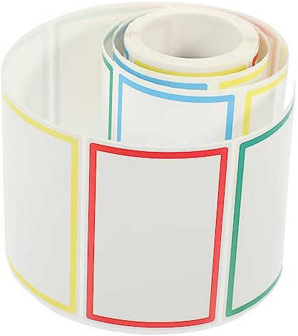 VILLFUL Aufkleber Beschriften Feine Aufkleber Für Büroprodukte Leere Klebeetiketten Mehrzweck-klebeetiketten Heimgebrauch Klassifizierungsanhänger Mit Selbstklebendem Design