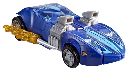 Transformers Collaborative Hot Wheels x Twin Mill, Deluxe Class 5-Inch Robot Action Figure Converts to Racecar, Car Toys for Ages 8+