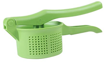 Cabilock Pressa Schiacciapatate Manuale in Plastico Manico Antiscivolo e Design Forato per Purè Facile e Veloce in Cucina