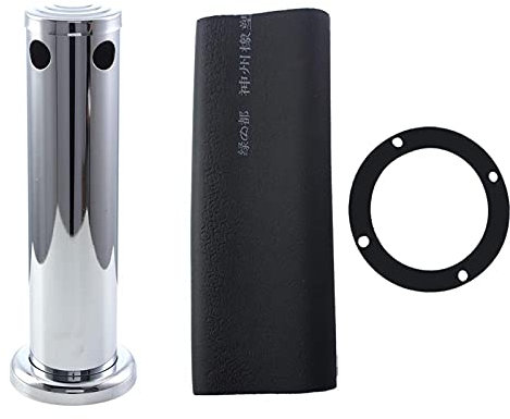 Dispensador de torre de cerveza, torre de barril de cerveza ajustable de acero inoxidable, herramienta dispensadora de cerveza, piezas de grifo de cerveza para el hogar, bar (Doble cara)