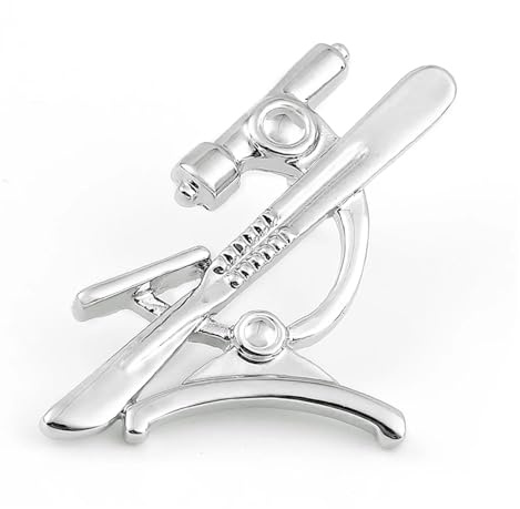 XUXINYCS Lot de 3 broches pour microscope et scalpel - Pour scientifique et chirurgien, taille unique, Métal, Agate