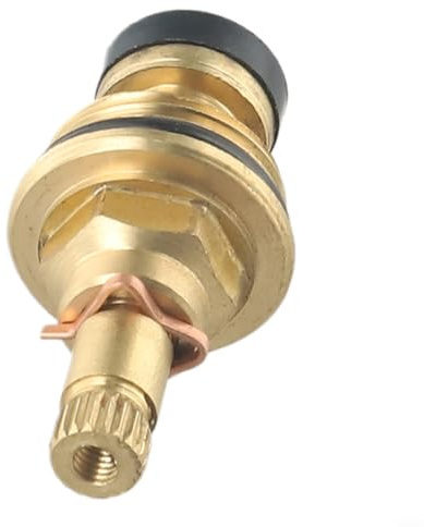 Brass Faucet Cartridge Valve Replacement for Hot and Cold Taps, G1/2 Design with 20 Teeth