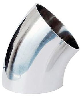 304 Stainless Steel Sanitary Weld 90 Degree Elbow Pipe Fitting - Durable Hose Connector for Easy Installation (1pc)(25x1.5mm)