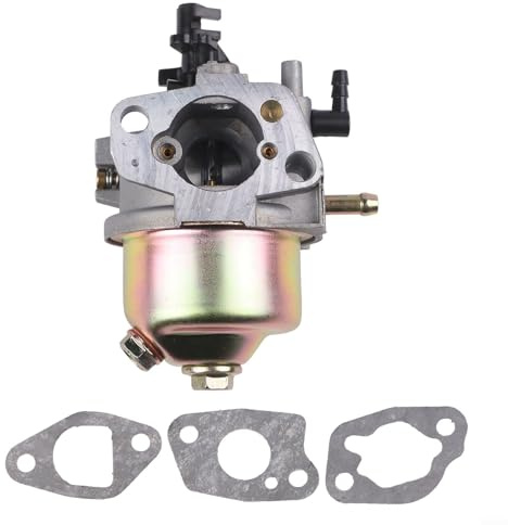 KHIronHive Carburateur pour tondeuse à gazon à essence DB8621PR-170Cc, pièce de rechange en métal avec 3 joints pour une distribution efficace du carburant et une performance fluide du moteur