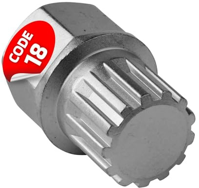SW-Stahl 02381L-19 Felgenschloss Adapter 18 für BMW - Radsicherung | Passender Felgenschloss Ausdreher zur Demontage - Ersatzschlüssel für Radsicherungsschrauben aus robustem Cr-V Stahl