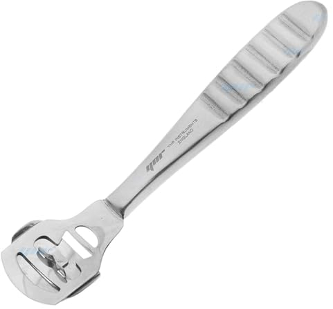 YNR Callus Remover for Feet - Foot File Corn & Callus Remover, Pedicure Tool Includes 10 Replacement Heads, Heel Scrubber & Scraper, Corn Remover for Feet | (Stainless Steel)