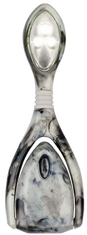 Moses libri_x Leselicht Lumi Plus Marble Grey | Klemmleuchte mit Dimmer zum Lesen im Dunkeln | Leselicht in Marmor-Optik