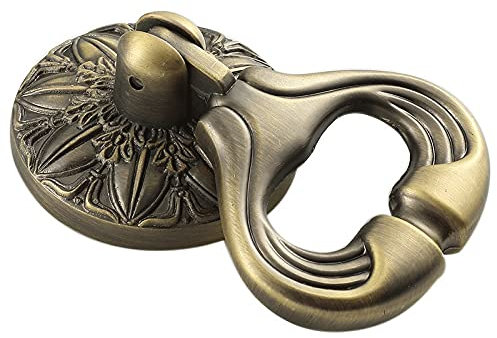 LLDDSS Türklopfer Retro European Türklopfer Antike Küchenschrank Schublade Griffe und Knöpfe Zinklegierung Türgriffe Goldmöbel Hardware