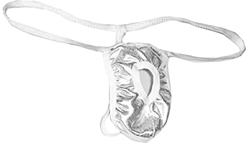 VemeFufu String Homme Mankini Ouverte pour Hommes Argent