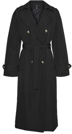 VERO MODA Trench Coat VMCHLOE Trenchcoat Black S Black S