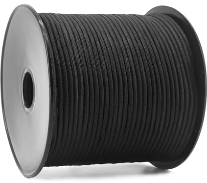 NewDoar Paracord 3mm Reepschnüre 30M/90M/150M Rolle Taktische Schnur Seil 250KG/550lbs Zugfestigkeit 7 Kerne Polyester Versorgungskabel für Outdoor Heimwerken Basteln Camping Gartenarbeit-150M/500FT