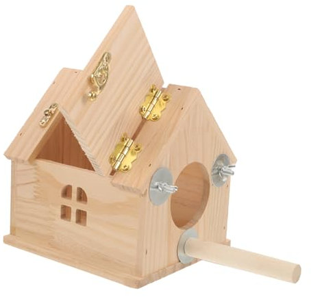 BESPORTBLE Parrot Breeding Box Nest Warm House for Budgie Parakeet Cockatiel Bird Nesting Box