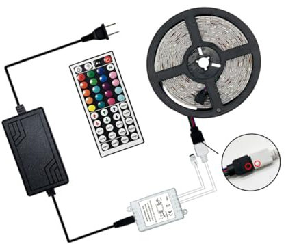 DOITOOL 5050 LED-Leiste LED-Streifen mit Farbwechsel dekoratives Licht IP led ligts uto Streifenlichter Heimstreifenlicht Szenenlayout Streifenlicht wasserdicht Zubehör Streifen Licht