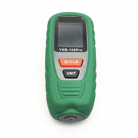 Schichtdickenmessgerät, Lackdickenmessgerät, Fe NFe Fe + Zn Mini Film Dicke Meter Beschichtung Dicke Gauge Digital Auto Lack Dicke Tester zur Überprüfung der Originalbeschichtung des Autos(100Pro Gree