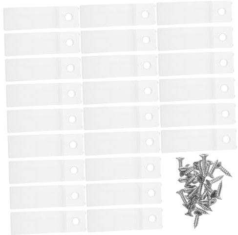 TOPPERFUN 40 Sets Slip Plastic Drawer Stops Dresser Drawer Bottom Repair Tool for Furniture Stopper