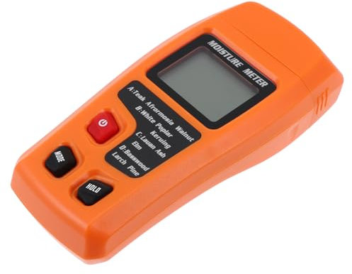 LIFKOME Holz Feuchtemesser Feuchtemessgerät Holz Hygrometer Feuchtigkeitsdetektor Für Haushalt Feuchtigkeitstester Mit Led-display Für Holzböden Karton Und Wände