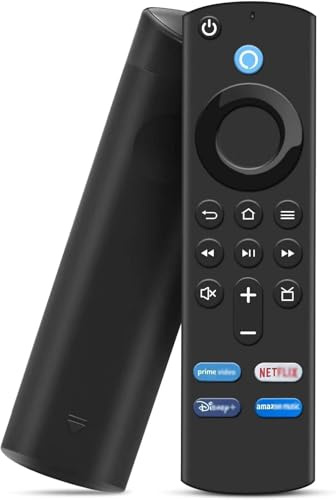 New Replacement FireStick Voice Function Remote Control Fit for AMZ Smart TV Fire Stick (2nd Gen, 3rd Gen, Lite, 4K) and Fit for Smart TVs Cube (1st G