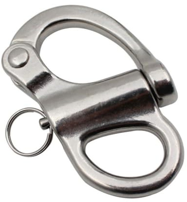 Wodsty Cadena de anclaje de acero inoxidable 316 para barco, grillete giratorio, hardware marino con alta resistencia y resistencia a la corrosión para aplicaciones marinas y arquitectónicas