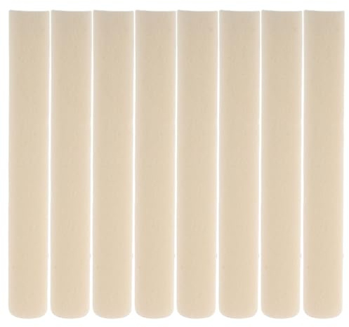 VILLCASE 8 Tiras de Esponja Recortables para Joyero, Separadores Beige | Espuma de Alta Densidad, Corte Adaptable, para Bandejas y Vitrinas de Joyería, 8 Piezas
