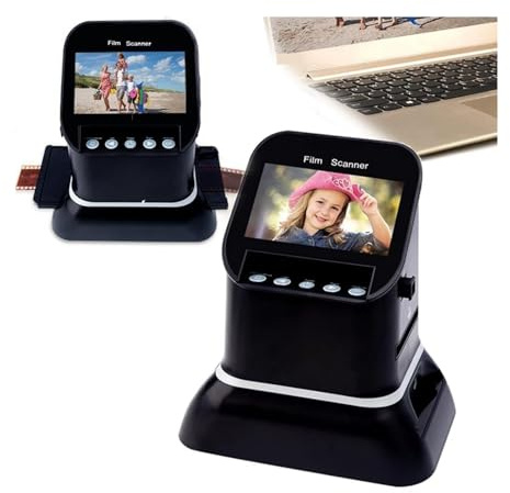 DARBCGH Scanner for pellicole Universale: HD a Colori/Bianco e Nero su TV