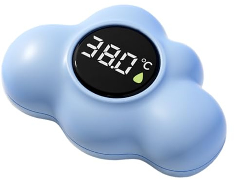 Thermomètre De Bain, Thermomètre Numérique Pour L'eau Avec Affichage LED Thermometre Flottant Jouet De Température De Bain Pour Les Petits Enfant Baignoires Piscines