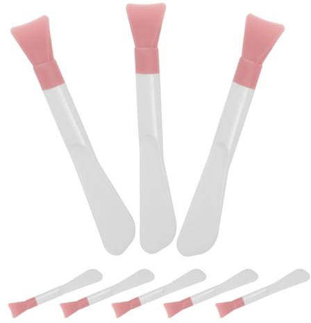 SWETRACE Pennello Riutilizzabile Pezzi 8 e Doppia Maschera per Silicone Viso Punta Applicatore Applicare e Distribuire Uniformemente Maschere Viso Casa e Viaggio
