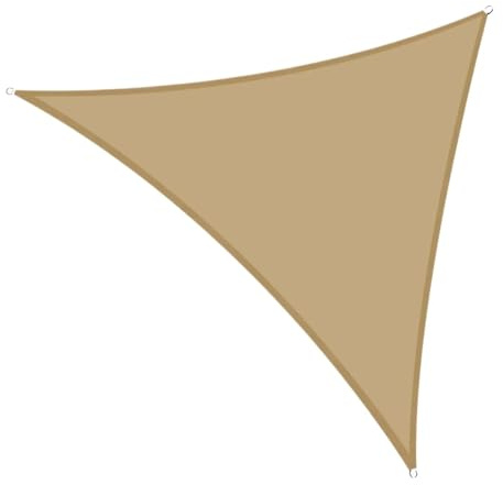 Vele Parasole Triangolari, Grandi, Impermeabili, For Riparo Dal Sole, Da Giardino, For Esterni, For Patio, Piscina, Telo Ombreggiante(SAND,2X2X2M)