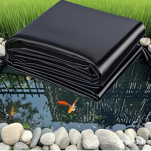 eryssgbf Telo Rinforzato in PVC per Grandi Laghetti 3x10m – Membrana Resistente per Piscine Naturali, Allevamento di Pesci Koi e Paesaggi Acquatici.