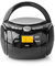 NEDIS SPBB100BK CD Player Boombox | Battery Powered/Mains Powered | Stereo | 9 W | Bluetooth | FM | USB playback | Carrying handle | Black