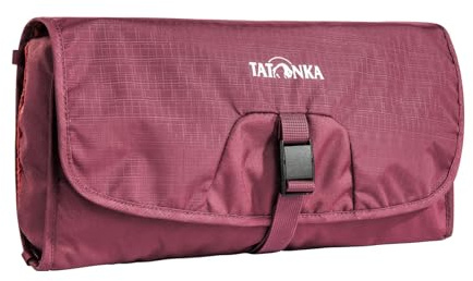 Tatonka Travelcare Kulturbeutel - Flache, Faltbare Waschtasche zum Aufhängen mit Fächern und Spiegel